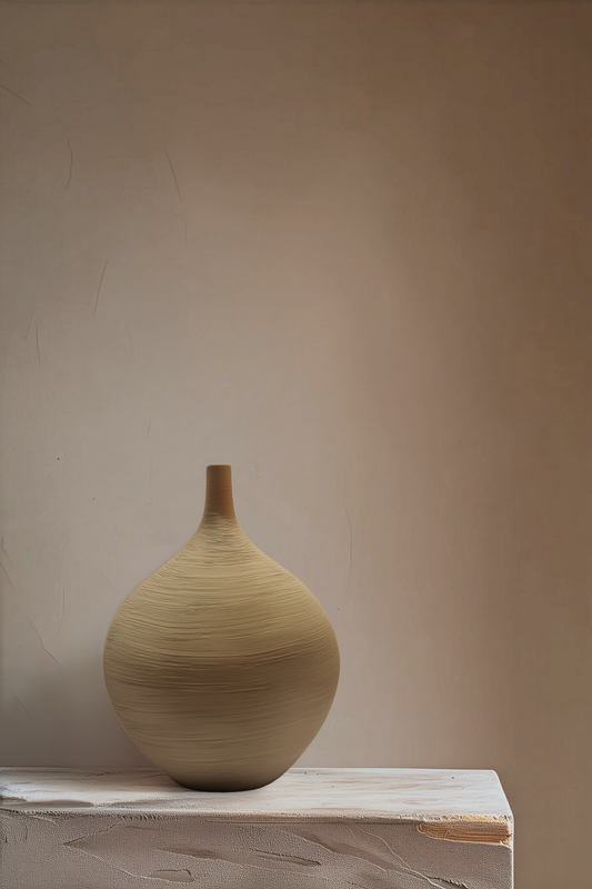 Set of olive green Vases (classic)