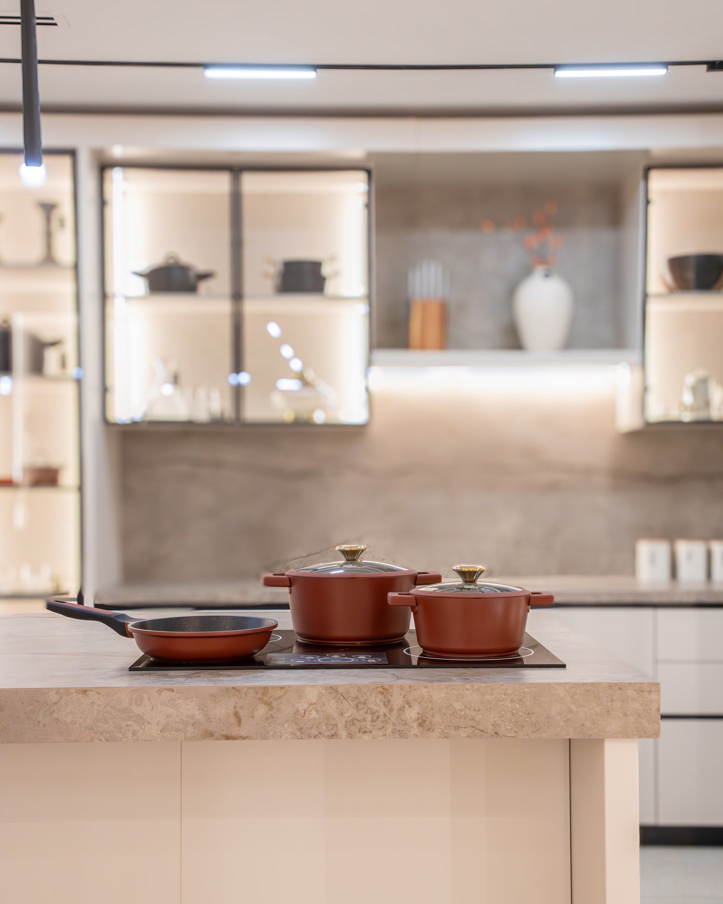 Food appeal طقم طنجرتين + مقلاة