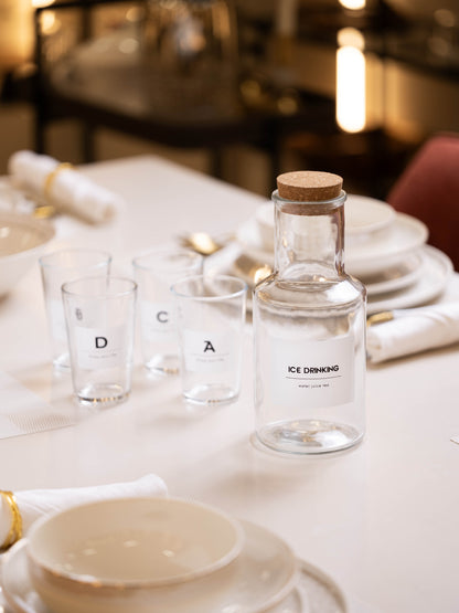 طقم شاف تقديم مع كاسات