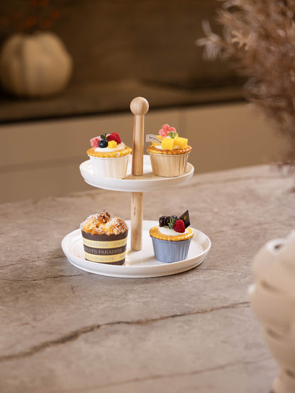 مضيفة كب كيك بتصميم أنيق