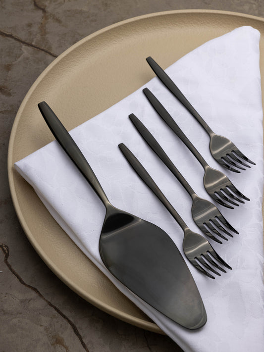 طقم شوك كيك بتصميم أنيق