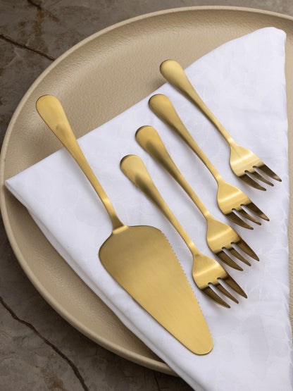 طقم شوك كيك بتصميم أنيق