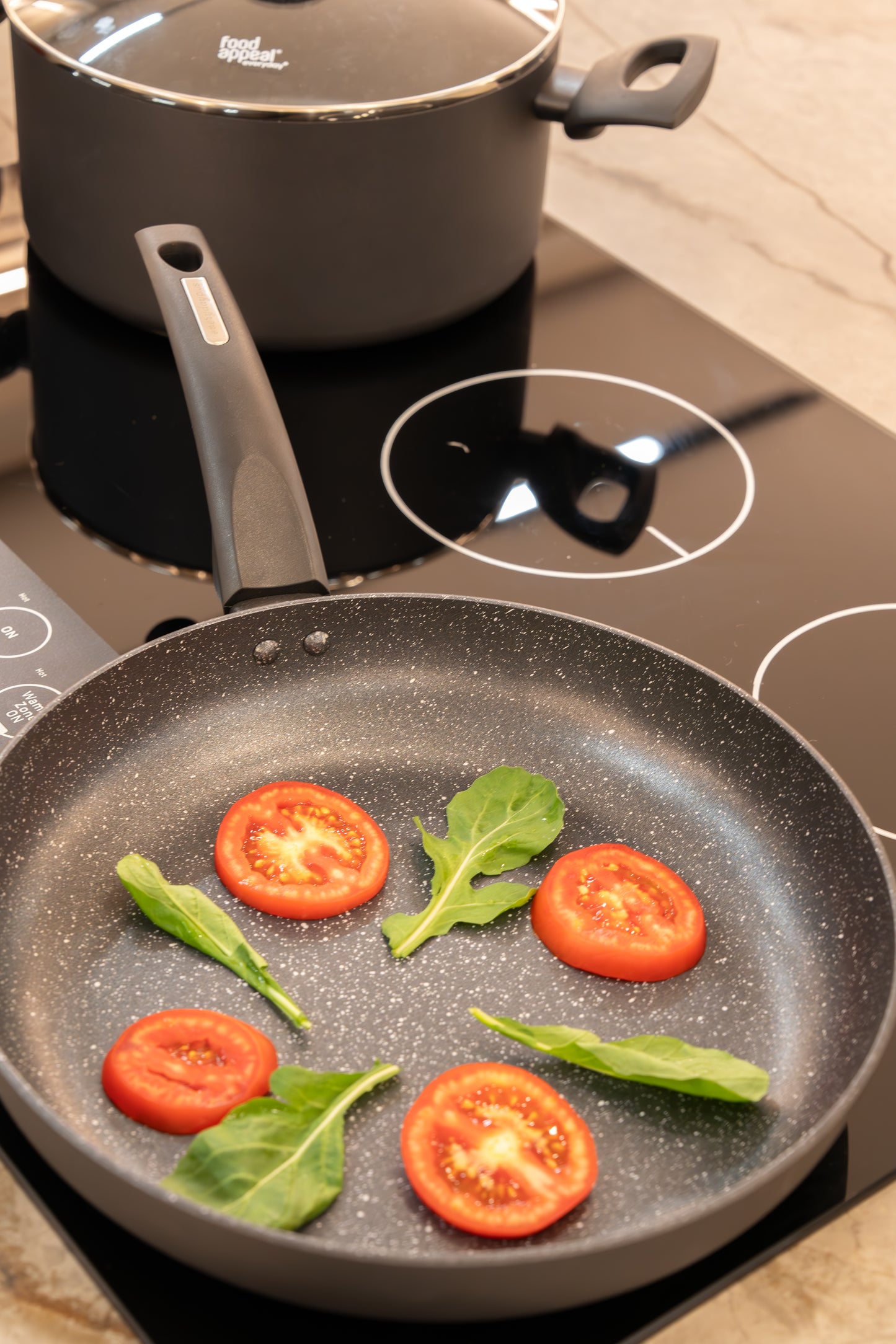 Food appeal طقم طنجرتين + مقلاة