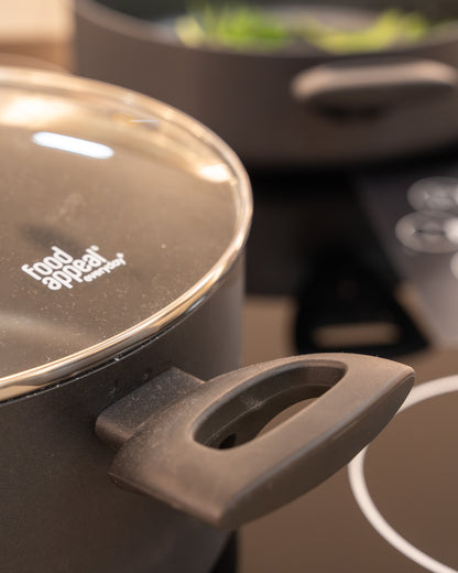 Food appeal طقم طنجرتين + مقلاة